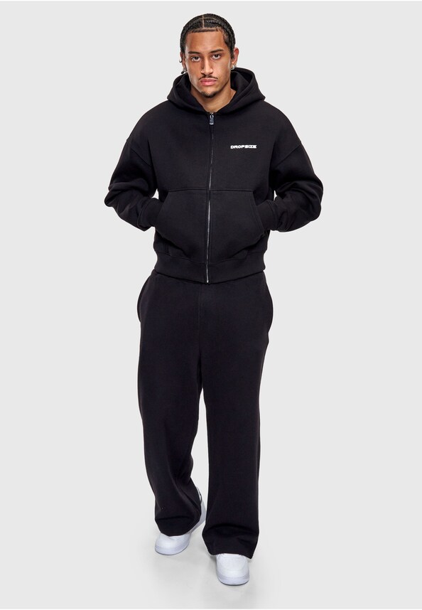 LOOSE BOMBER ZIP HOODIE-3