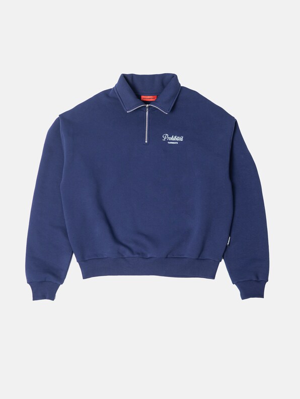 Prohibited PB Garment Half Zip Pullover-3