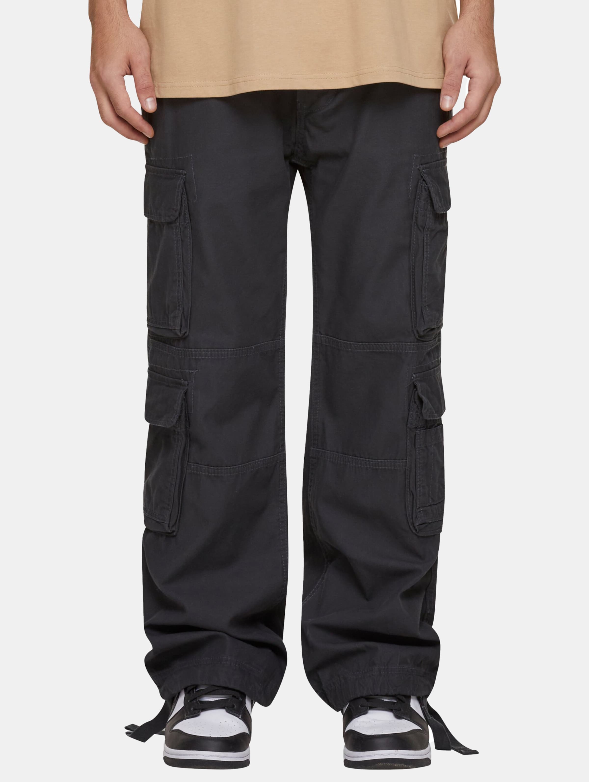 MJ Gonzales Multi Pocket Cargo Pants Mannen op kleur grijs, Maat S