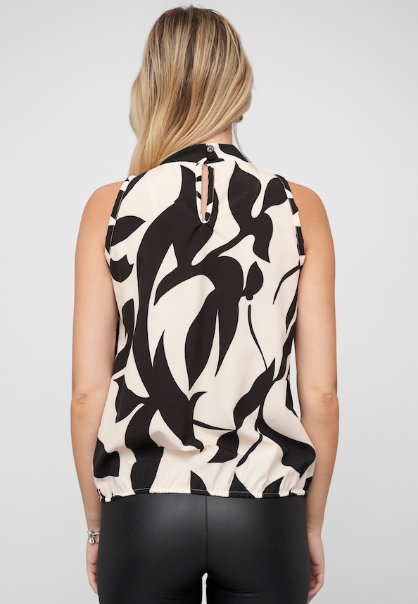 Choker Top with all over floral print-1