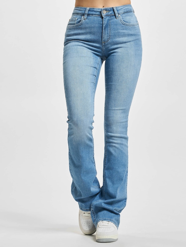 Onlblush Life Mid Flared Bootcut Jeans Light-2