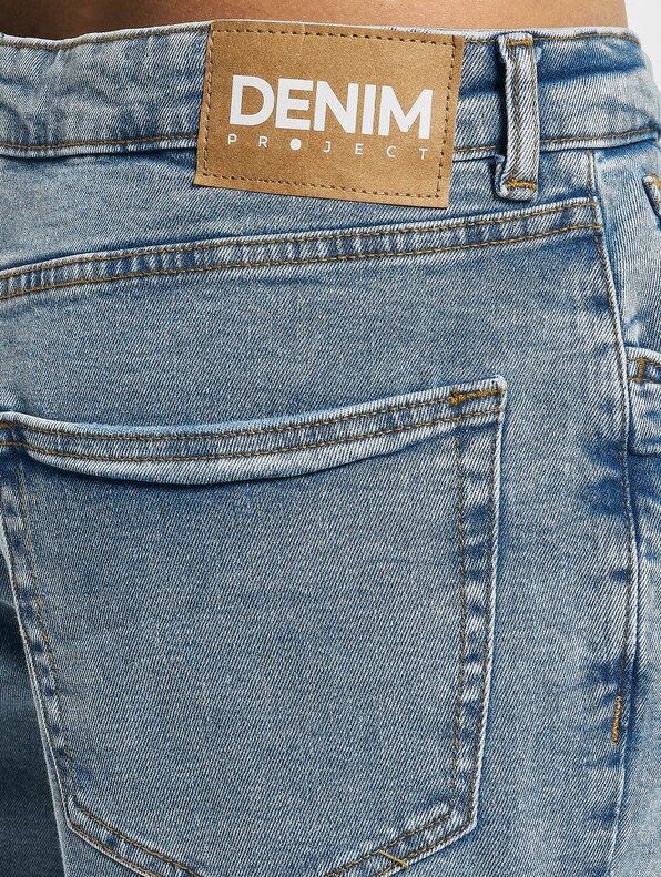 Denim Project Dprecycled Destroy Straight Fit Jeans Light Stone-3