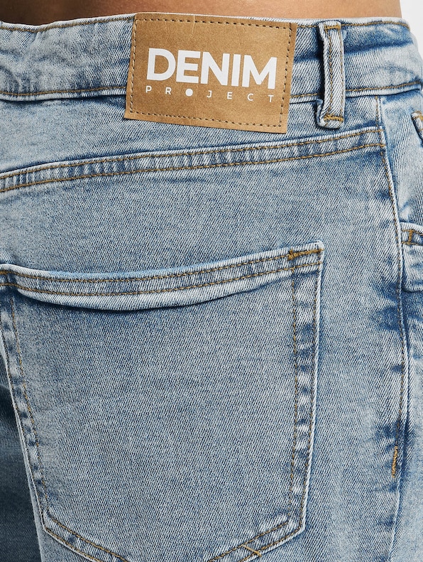 Denim Project Dprecycled Destroy Straight Fit Jeans Light Stone-3
