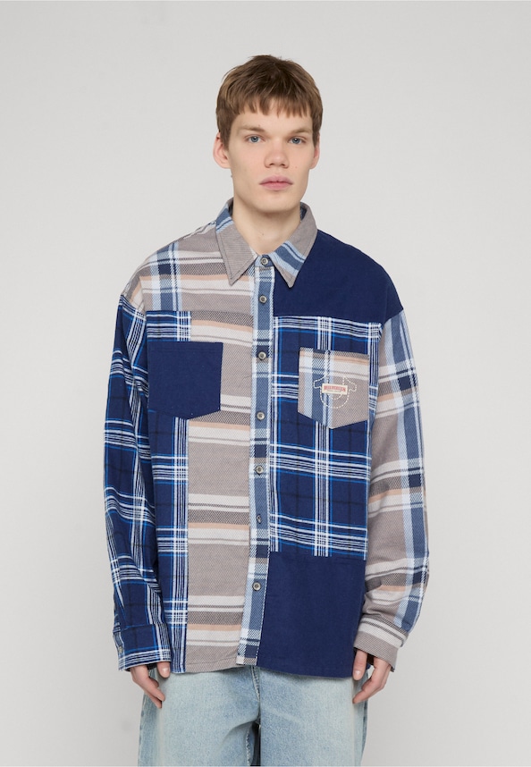 LS INDIGO PRINTED FLANNEL -0