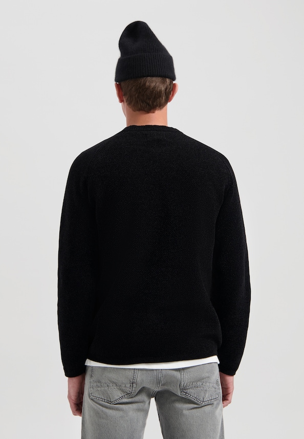 Chenille Knit Crewneck-1