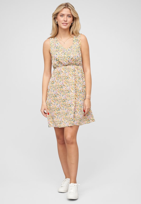 Leichtes Sommerkleid mit Knopfleiste-4