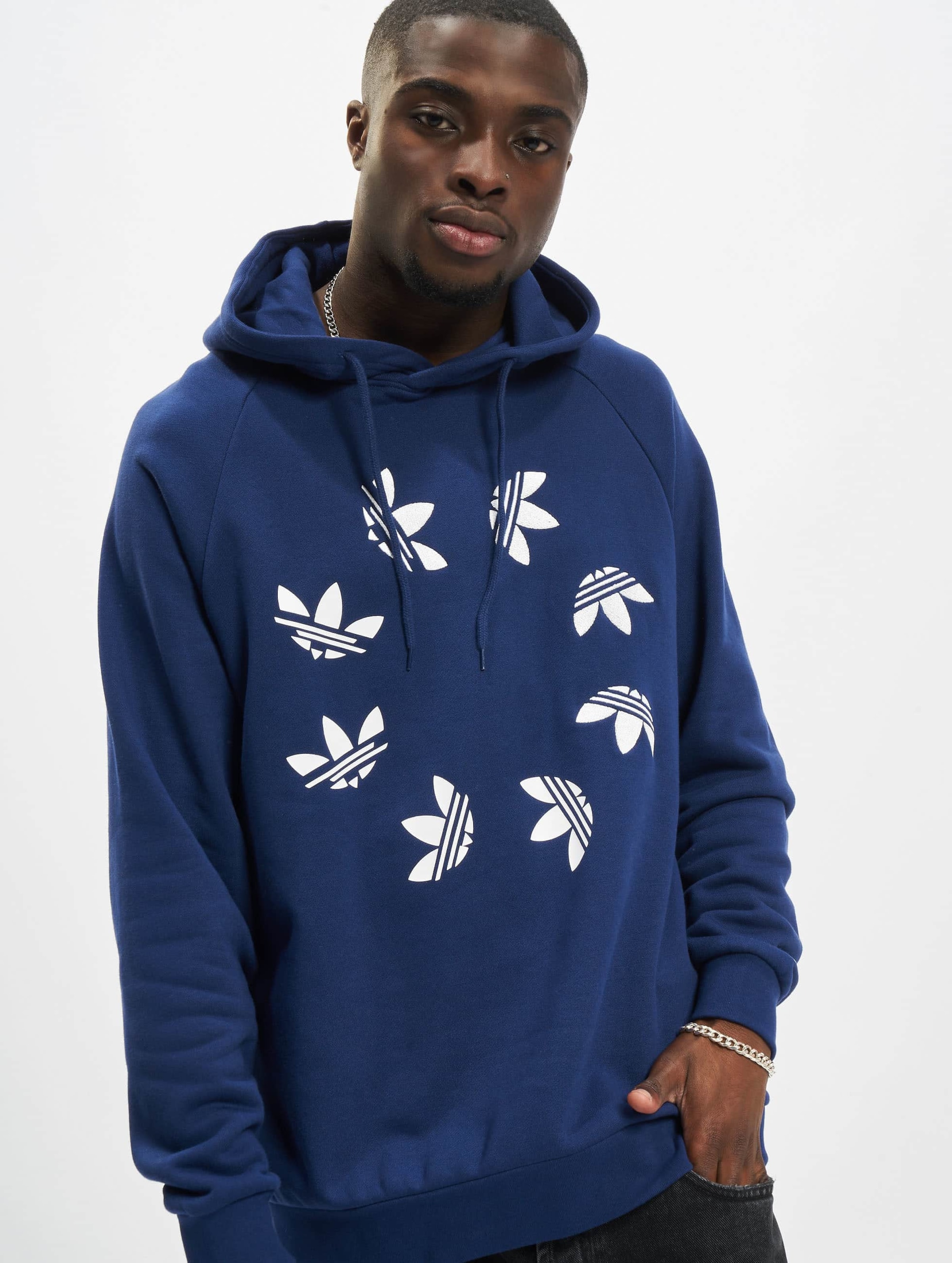 Adidas trefoil repeat store hoodie