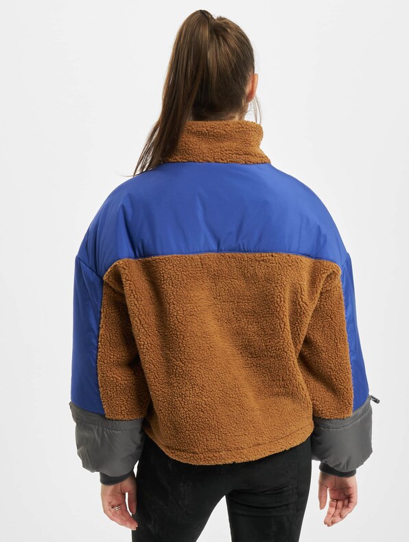 Ladies Sherpa 3-Tone Pull Over-1