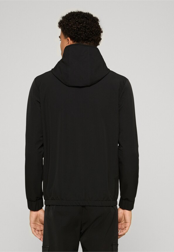 Hooded Trackjacket With Dividing Seams-1