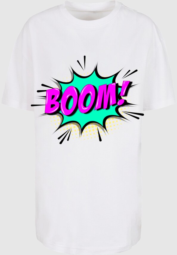 Ladies BOOM Comic Boyfriend Tee-2
