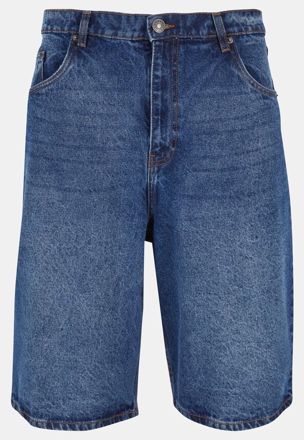 90's Heavy Denim Shorts-2