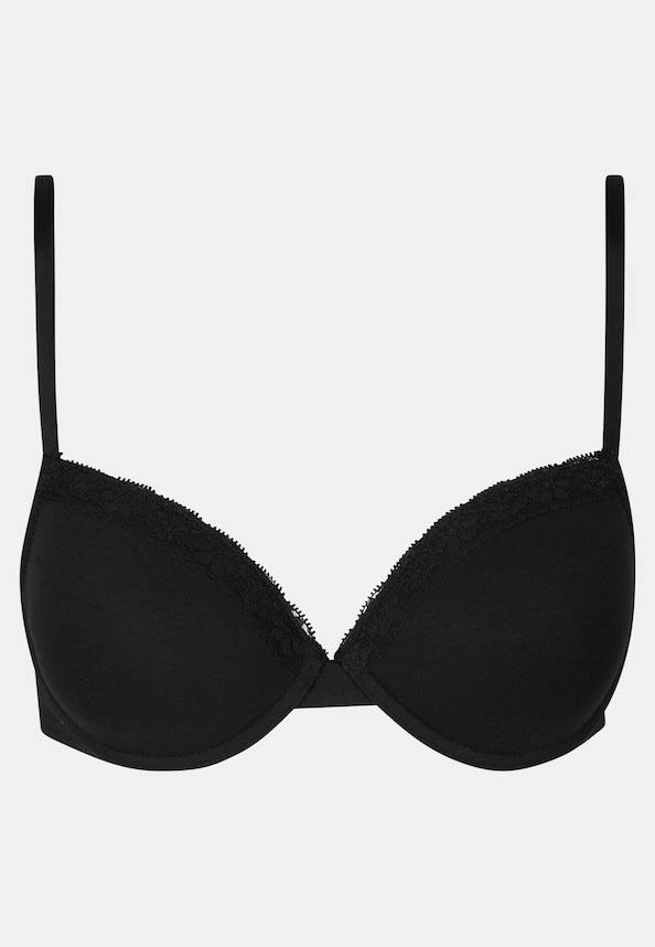 Ladies Basic Cotton Bra Lace 2-Pack-1