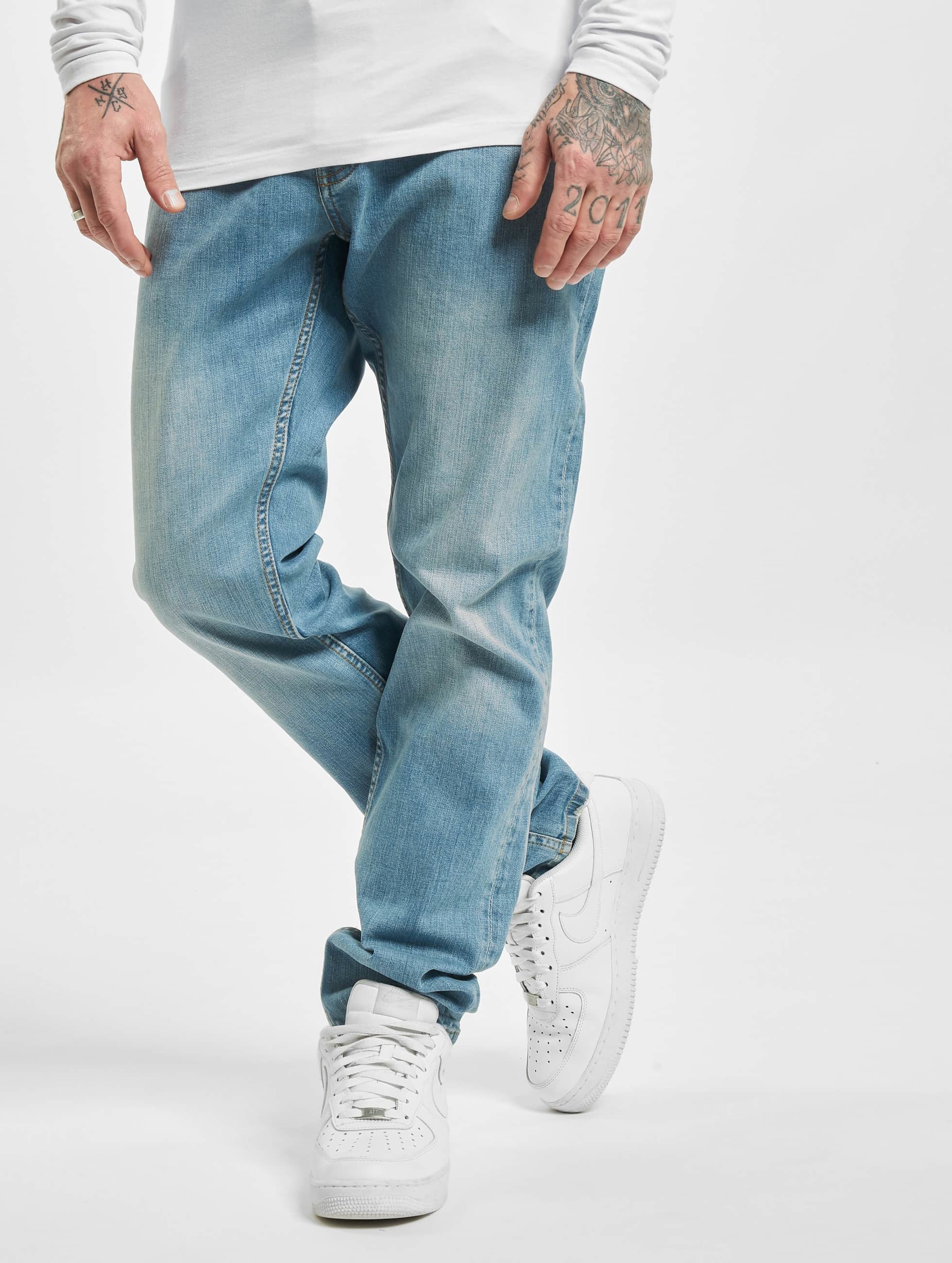 DEF Alperen Slim Fit Jeans Mannen op kleur blauw, Maat 38