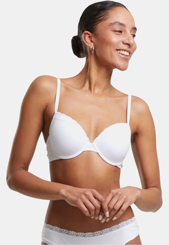 Ladies Basic Cotton Bra Lace 2-Pack