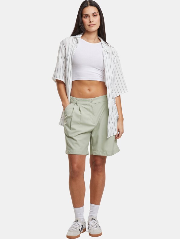 Ladies Pleated Bermuda-2