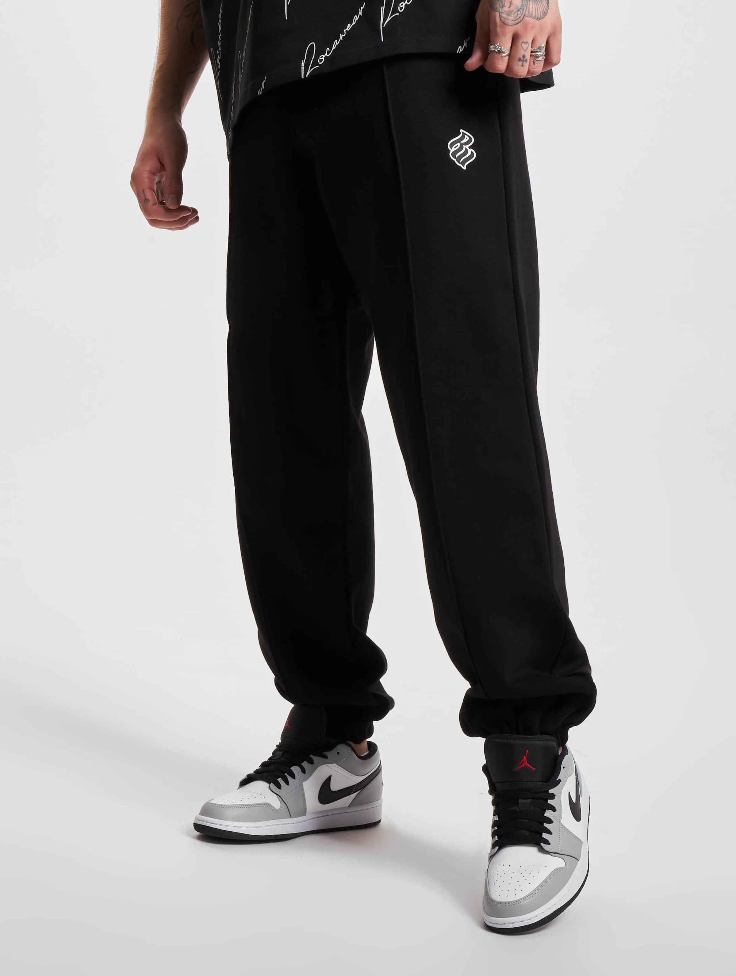 Rocawear Baggy Jogginghose Mannen op kleur zwart, Maat XL