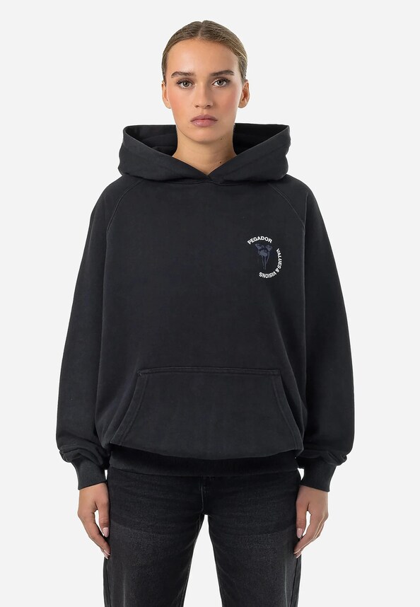 PEGADOR Roya Oversized Raglan Hoodies-1