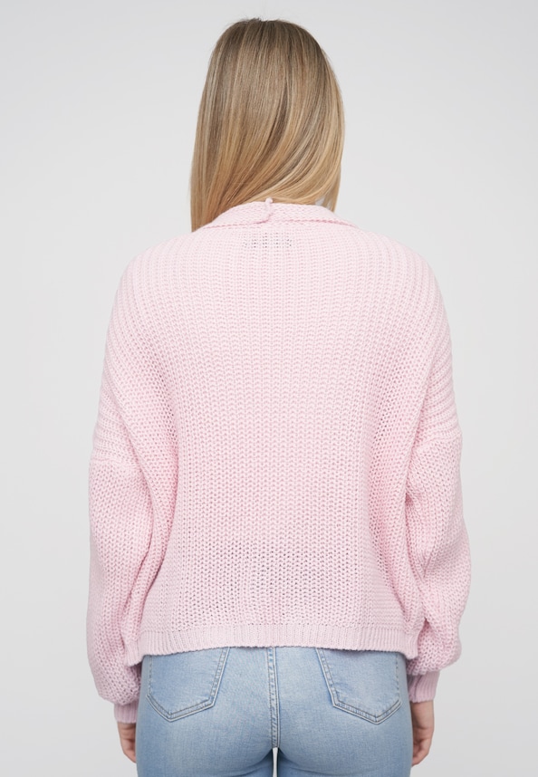 Open Oversized Knit Cardigan-1