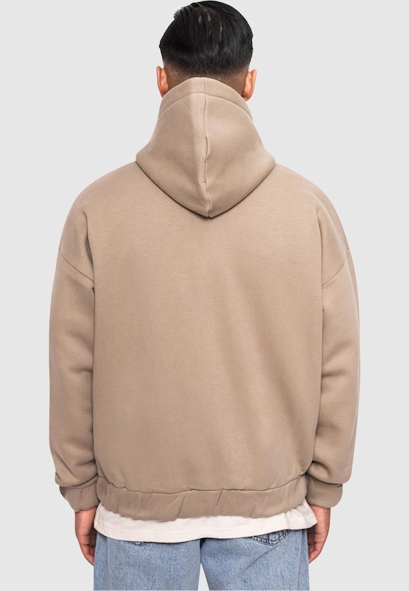 Super Heavy Oversize Blank Zip Hoodie-1