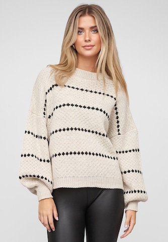 Knit Sweater with stripes