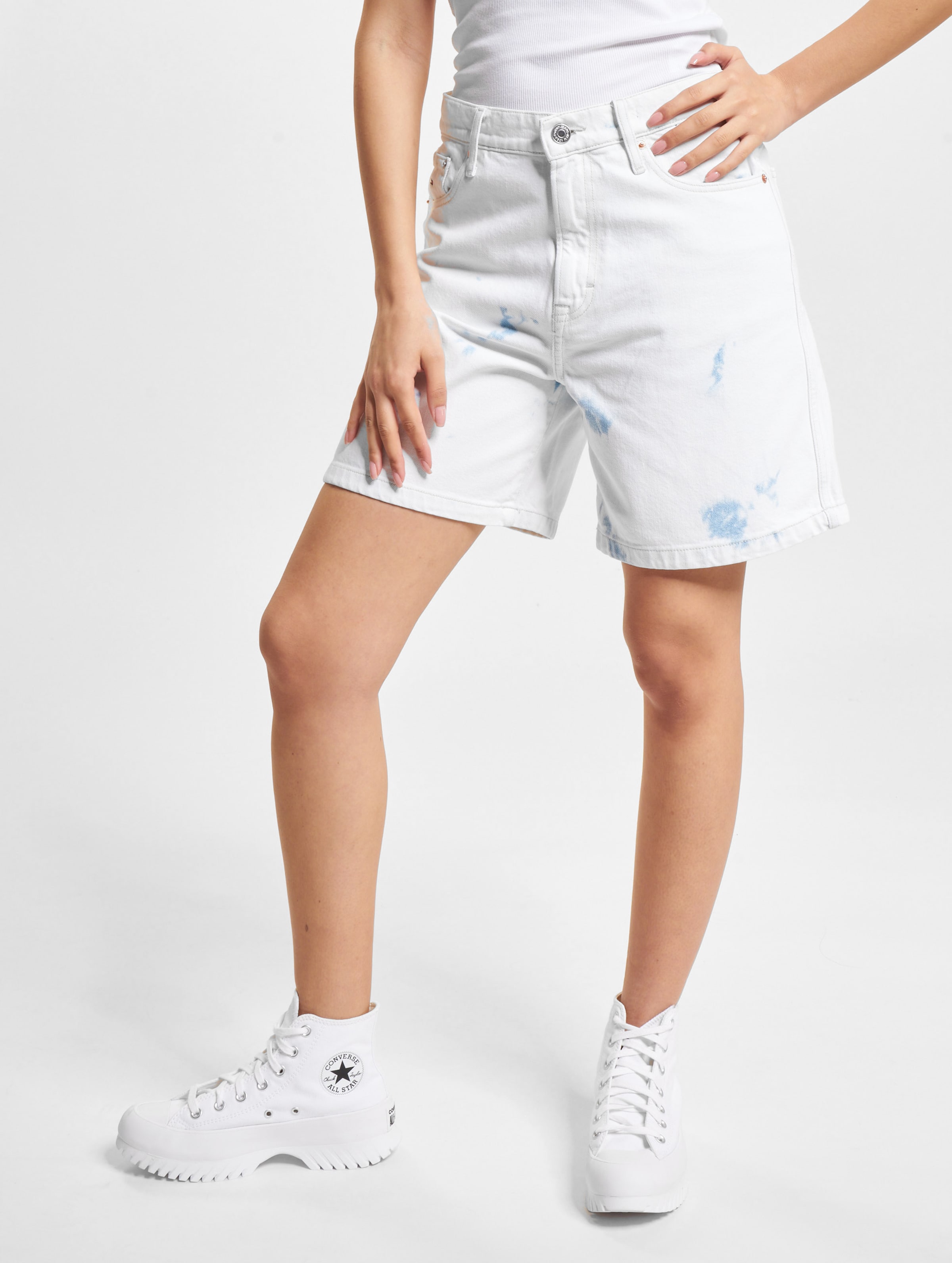 Tommy Jeans Betsy Shorts Frauen,Unisex op kleur wit, Maat 25