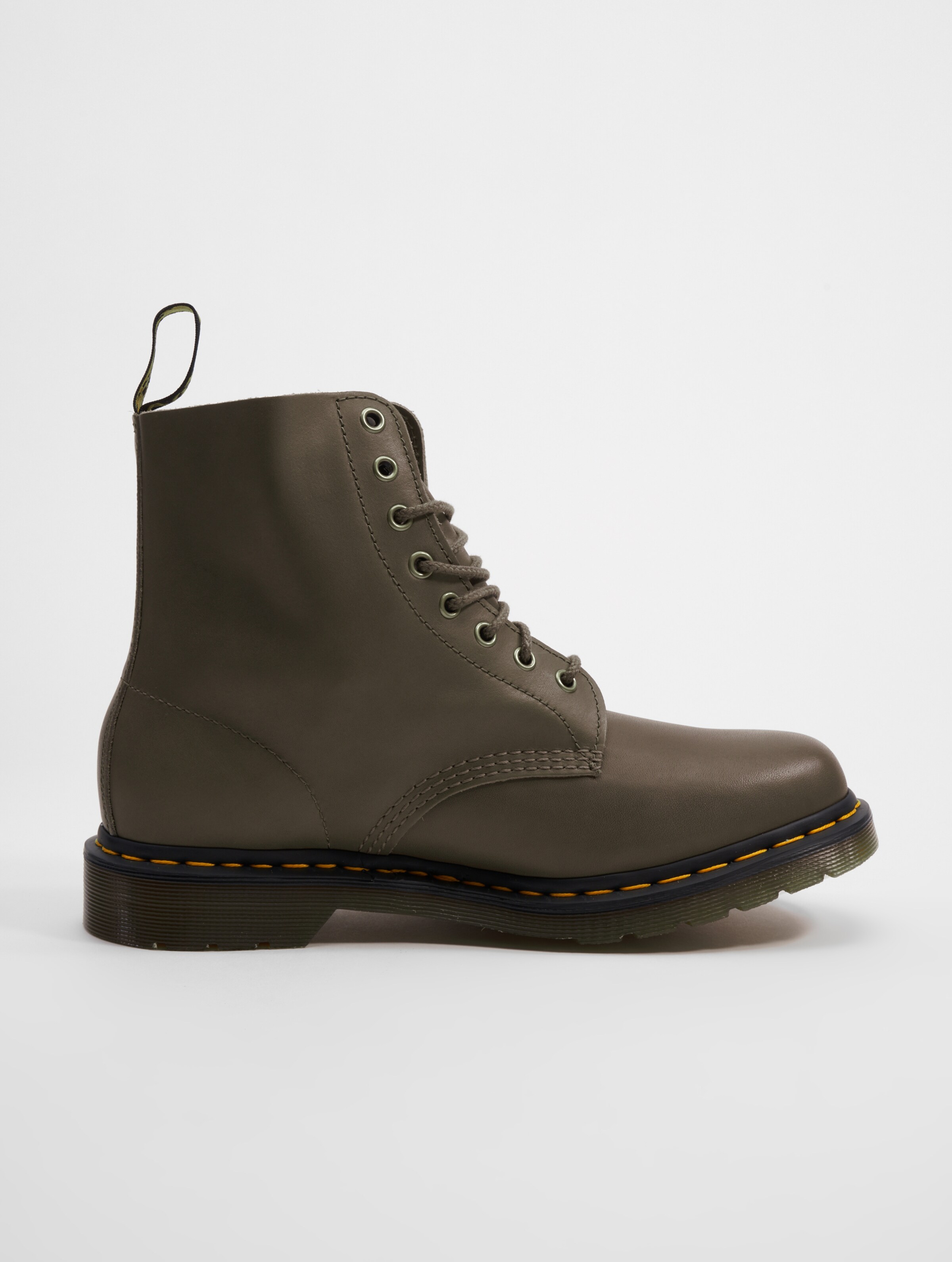 Olive green doc on sale martens