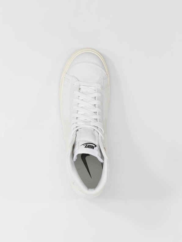 Nike Blazer Mid '77 Cnvs Sneakers White/White Sail-4