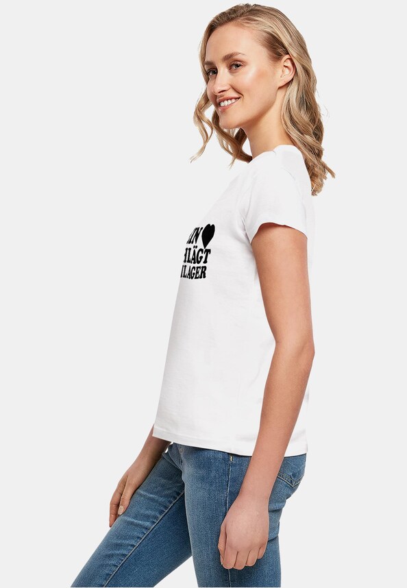 Ladies MHSS Logo Schwarz T-Shirt-2