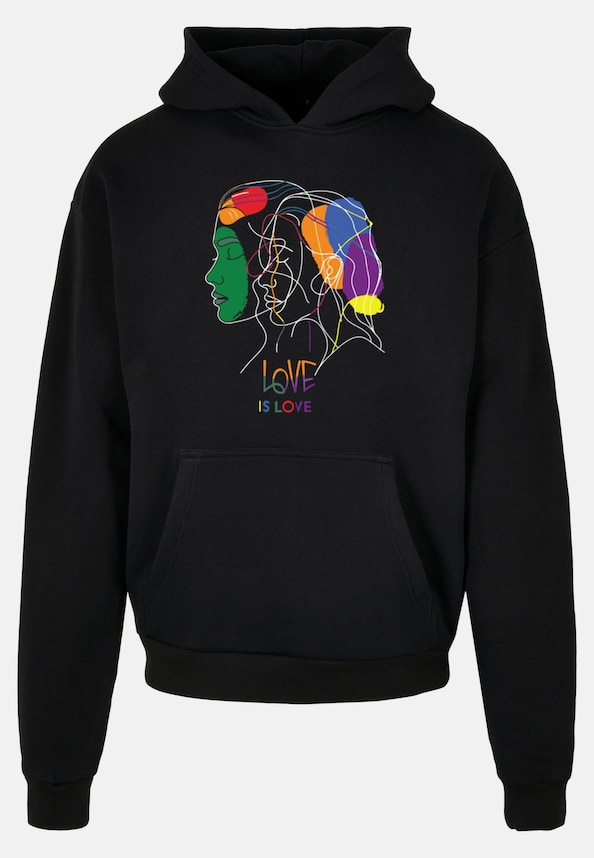 Merchcode Love Is Love Oversized Hoody-4