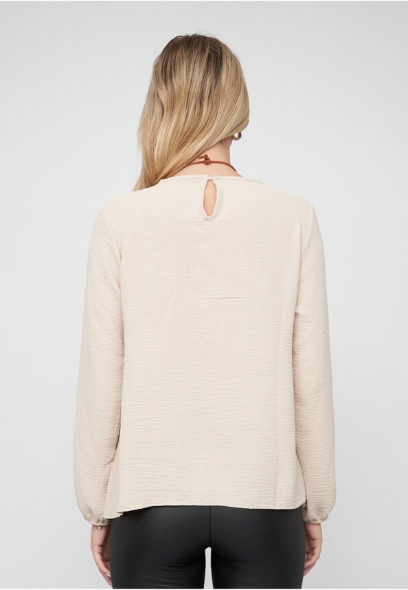 Longsleeve Blouse with Necklace-1