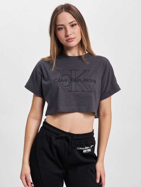 Calvin Klein Jeans Monologo | T-Shirt Cropped | DEFSHOP 23000