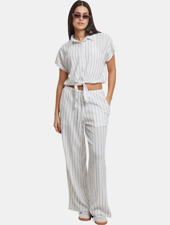 Ladies Structured Striped Tied-3