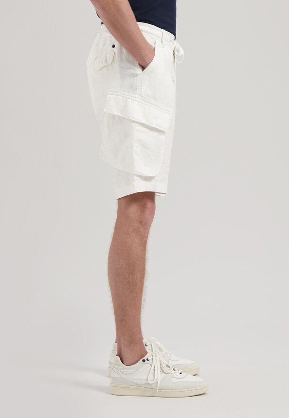 Logan Cargo Shorts Linen-2