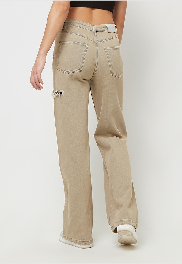 Romani Destroyed High Waist Jeans-1