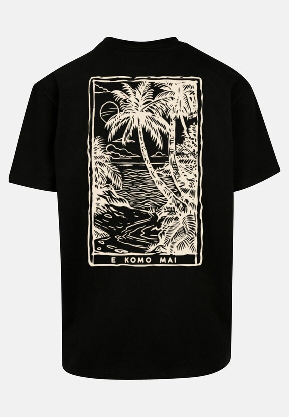 Merchcode Hawai Oversized T-shirt-5