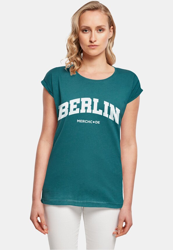 Ladies Berlin Wording - T-Shirt-0