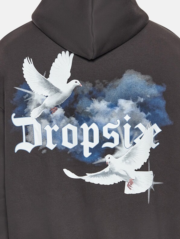 Dropsize Heavy Cloud Dove Hoodies-2