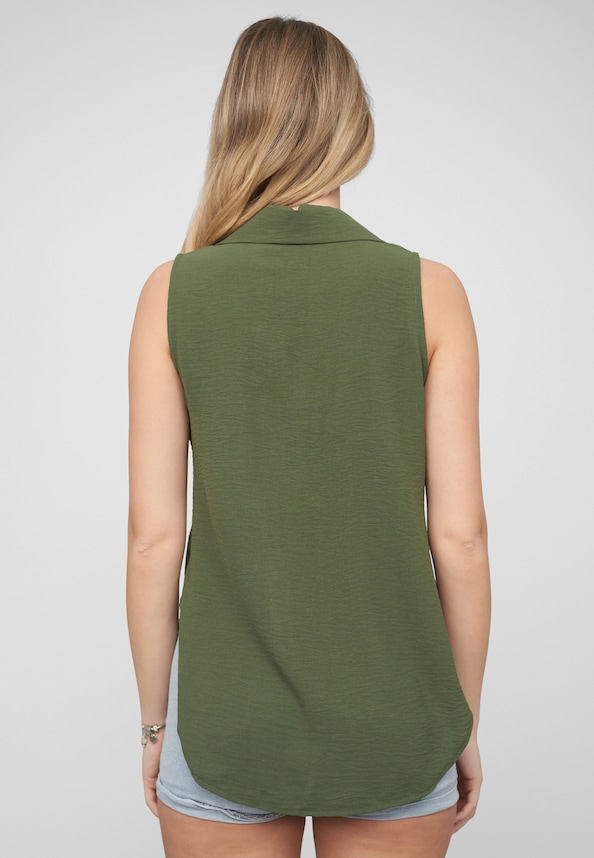 Top with button placket-1