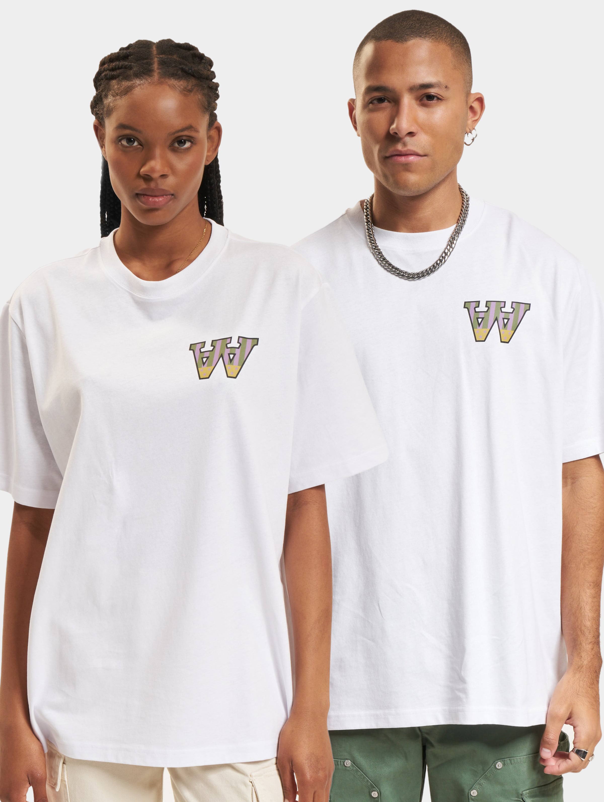 Wood Asa USAA T-Shirt Frauen,Männer,Unisex op kleur wit, Maat XXL
