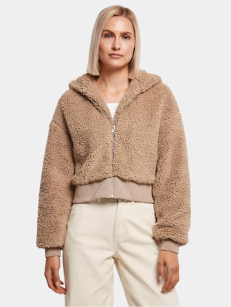 Ladies Short Oversized Sherpa 