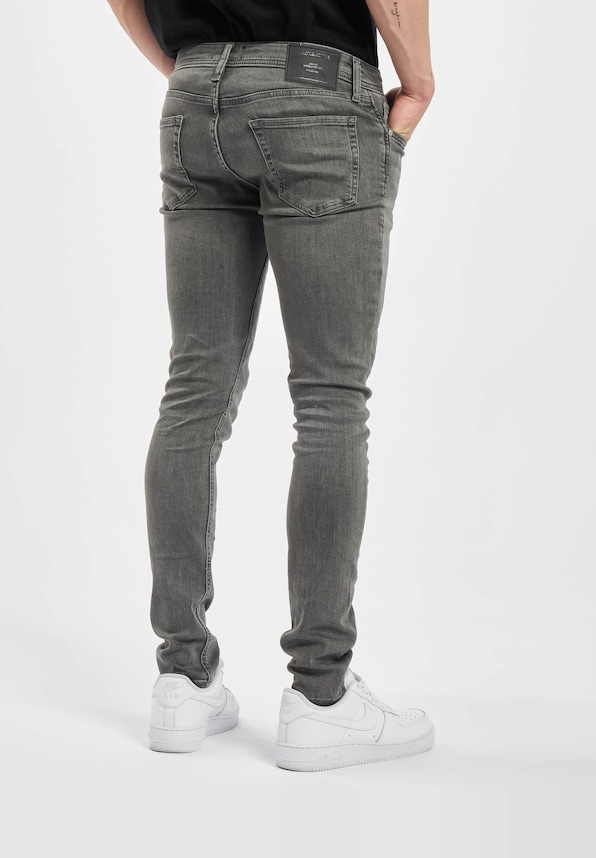 Jack & Jones jjiLiam jjOriginal Skinny Jeans Grey-1