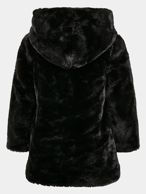 Girls Hooded Teddy Coat-1