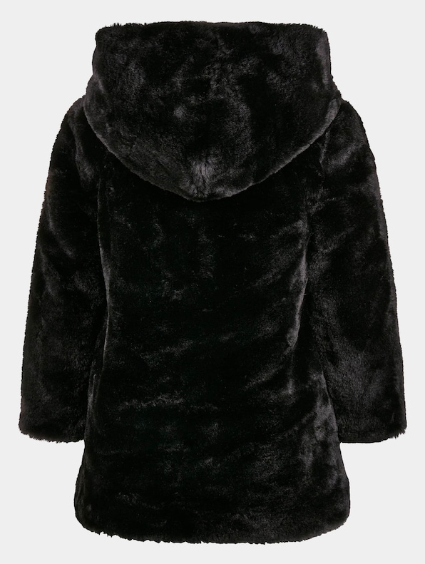 Girls Hooded Teddy Coat-1