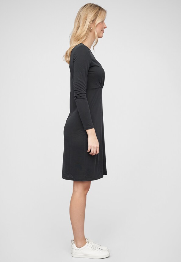 VIMODALA L/S WRAP MIDI DRESS/SU - NOOS-3