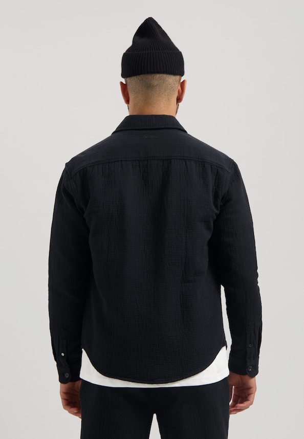 Otes Overshirt Seersucker Slub Weave-1