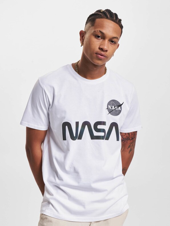 Alpha Industries NASA Rainbow Reflective T-Shirt-0