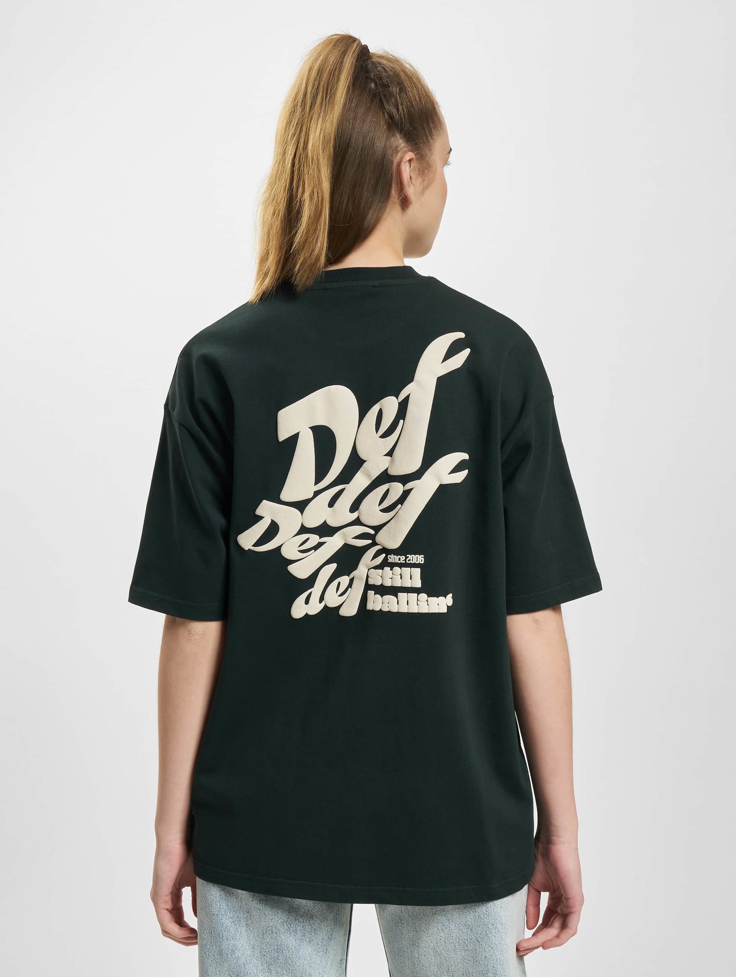 DEF DEFDEF T-Shirt Vrouwen op kleur groen, Maat XL
