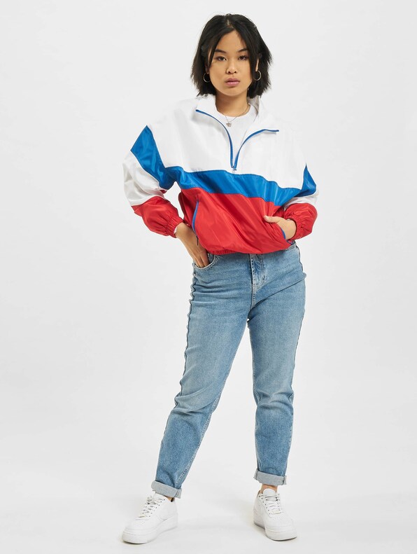 3-Tone Stand Up Collar Pull Over-5