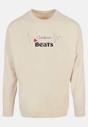 Christmas beats Oversized Cut On Sleeve