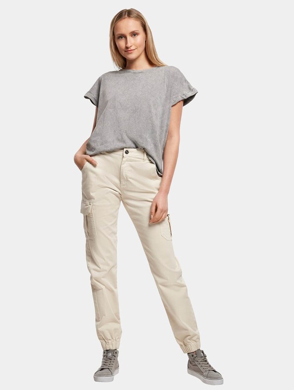 Ladies Acid Washed Extended Shoulder-3